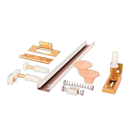 Prime-Line Prime-Line 72 in. L White Steel Hardware Kit 1 pk 161797